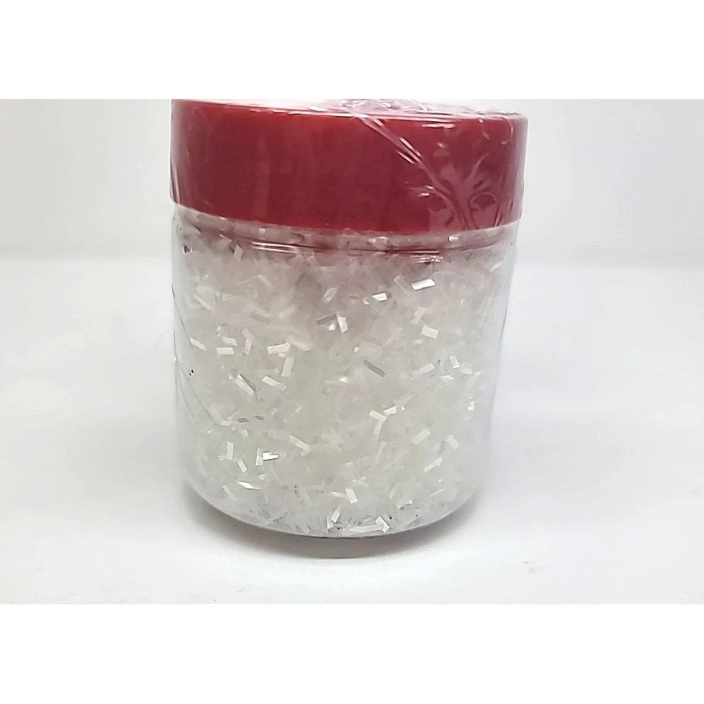 Set of 2 Christmas Crafts 2-Pack Glitter-Red 2oz. & Iridescent White 0.425oz.